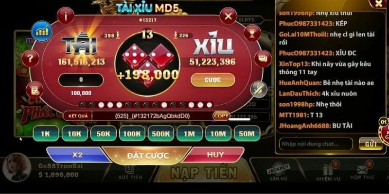 Hệ thống tính năng đa dạng giúp trải nghiệm cổng game tài xỉu md5 thú vị hơn