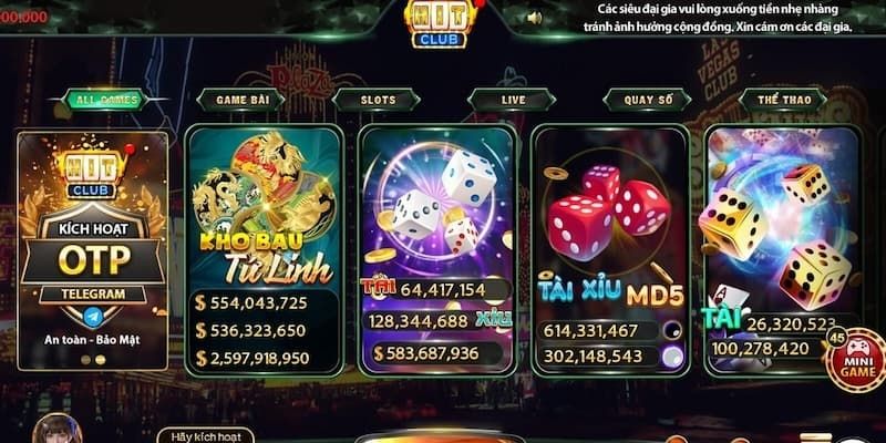 Hệ thống tính năng đa dạng giúp cược tại Hitclub thêm thú vị